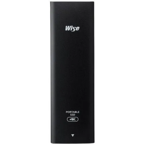 SSD portabël Wise PTS-1024, 1 TB, USB Type-C, 3.2 Gen 2, e zezë - 1