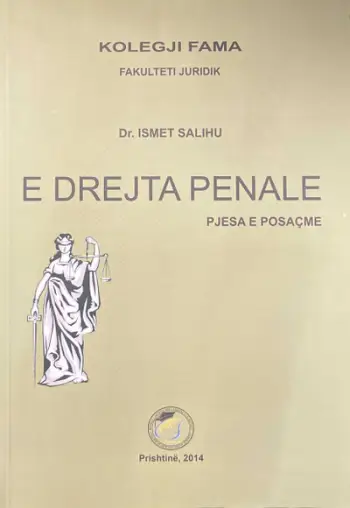 E Drejta Penale Pjesa E Posaqme - Ismet Salihu