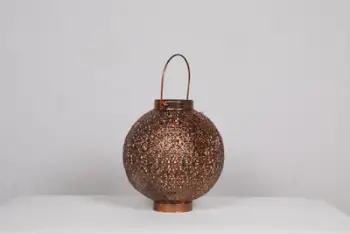 Llambë solare dekorative Migros, me dizajn filigran, bronz