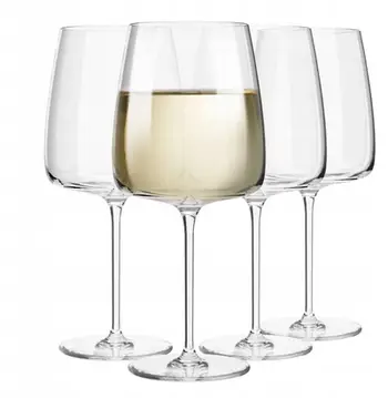 Set gotash vere te bardhe Modern Collection, 480ml, xham transparent