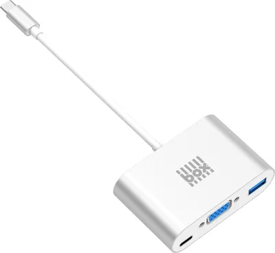 Docking station Boxproducts BX-BCVGASL, USB-C, VGA, gri - 3