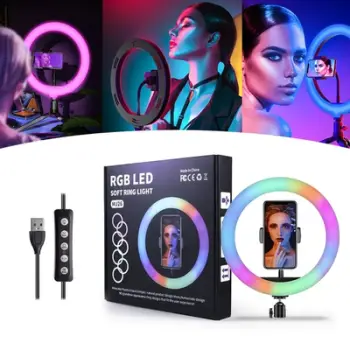 Dritë LED MJ26, RGB, 26cm