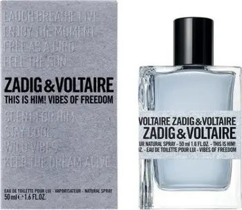 Eau de Toilette për meshkuj Zadig&Voltaire This is Him! Vibes of Freedom, 50ml