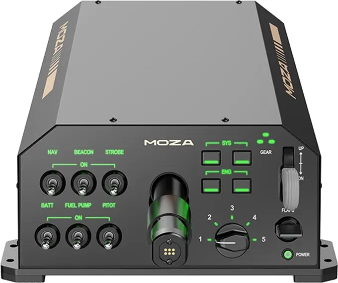 Timoni simulator fluturimi MOZA Racing AY210, Force Feedback, rrotullim 180°, i zi - 4