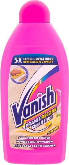 Detergjent për tepih dhe laminat Vanish, Lemon 3in1, 500 ml - 1