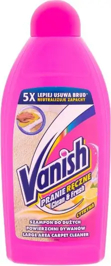 Detergjent për tepih dhe laminat Vanish, Lemon 3in1, 500 ml