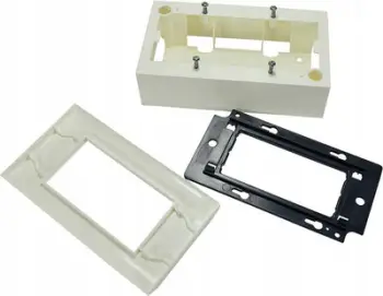 Kuti sipërfaqësore Javel M45 JL-02-O2M-1, 2x2M, plastike ABS, e bardhë