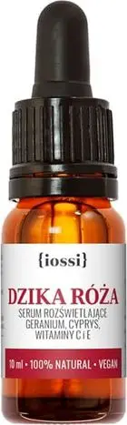 Serum për fytyrë për femra Iossi Wild Rose Brightening me Geranium, Cypress, Vitamina C dhe E, 10ml