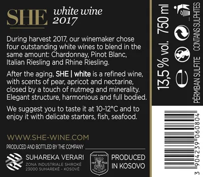 Verë e bardhë - SHE white - 2