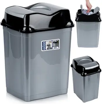 Kosh mbeturinash Orion UH Whirlpool, 28L, plastik, gri