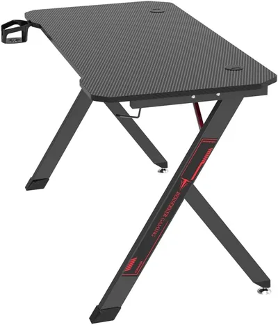 Tavolinë gaming Spring Kosova 120cm x 60cm, e zezë - 2