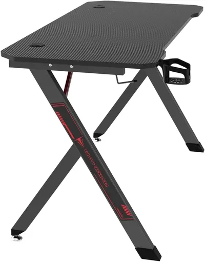 Tavolinë gaming Spring Kosova 120cm x 60cm, e zezë - 3