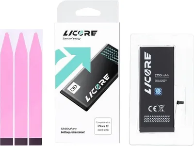Bateri Licore për iPhone 8 Plus, 2691 mAh, Li-ion, e zezë - 3