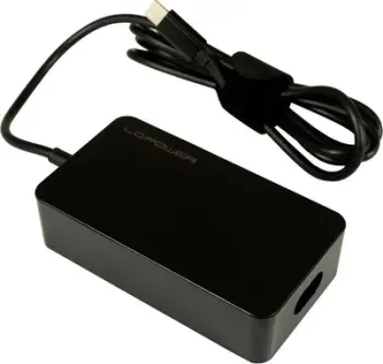 Adapter për laptop Lc Power, 45W, 20V, 3A, i zi