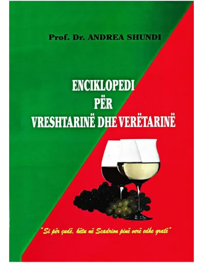 Enciklopedi Per Vreshtarine Dhe Veretarin - Andrea Shundi - 1