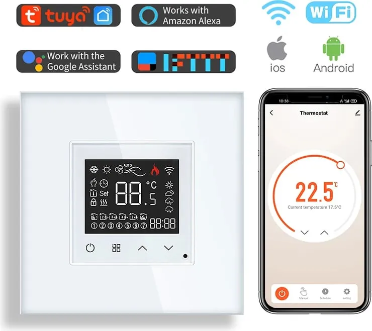 Termostat dhome smart me kabell - 4