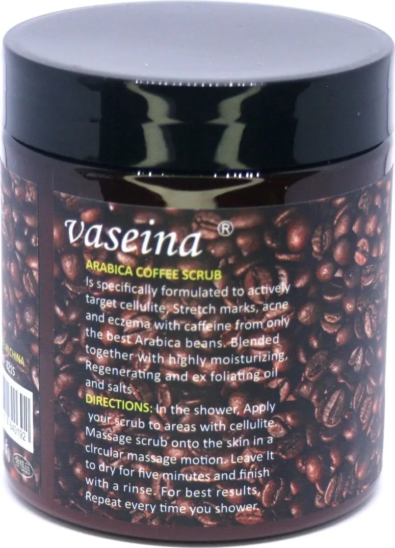 Skrab kafeje për lëkure Vaseina Arabica Coffe Scrub 93023K, 250 gr - 3