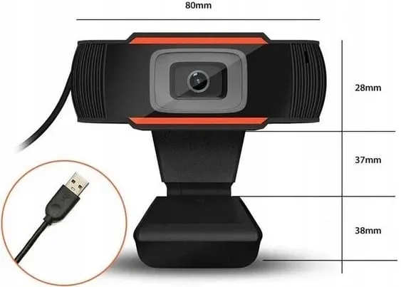 Kamera web DUXO WEBCAM-X13, 1080p, 2MP, e zezë - 1