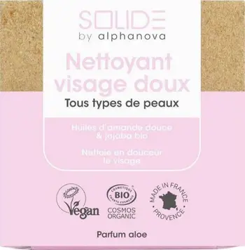 Shkop pastrues fytyre Alphanova Solide, vaj jojoba dhe bajame të ëmbla, 75g