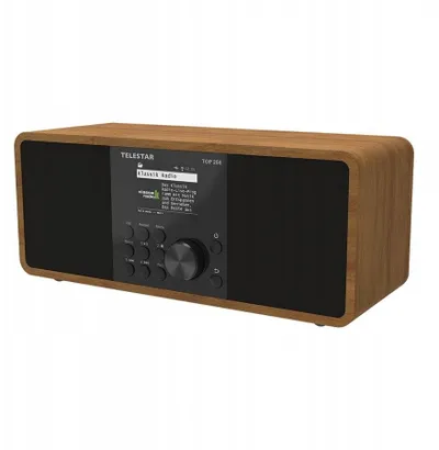 Radio portative Telestar TOP 250 Wood, DAB+, Internet FM, dru - 1