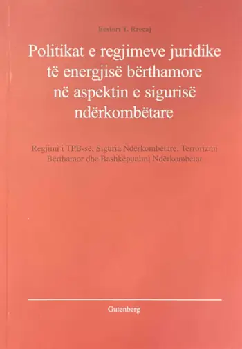 Politikat E Regjimeve Juridike Te Energjise - Besfort Rrecaj