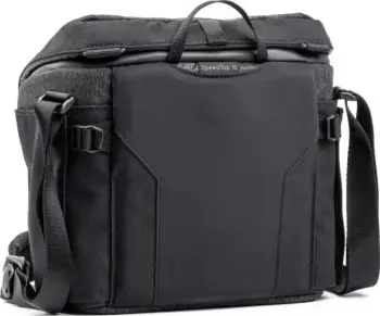 Çantë fotografike ThinkTank SpeedTop Crossbody 10, për aparat mirrorless, e zezë