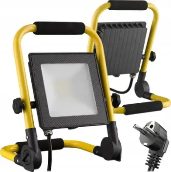 Llambë portative LED Loyal Lighting 1400lm, 4000K, IP65, e verdhë