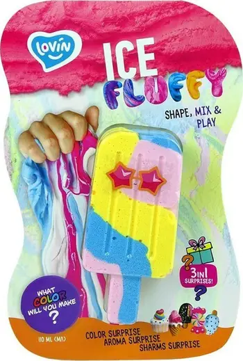 Lodër slime Lovin Slime Guess What Color Ice Cream, me aromë, shumëngjyrëshe