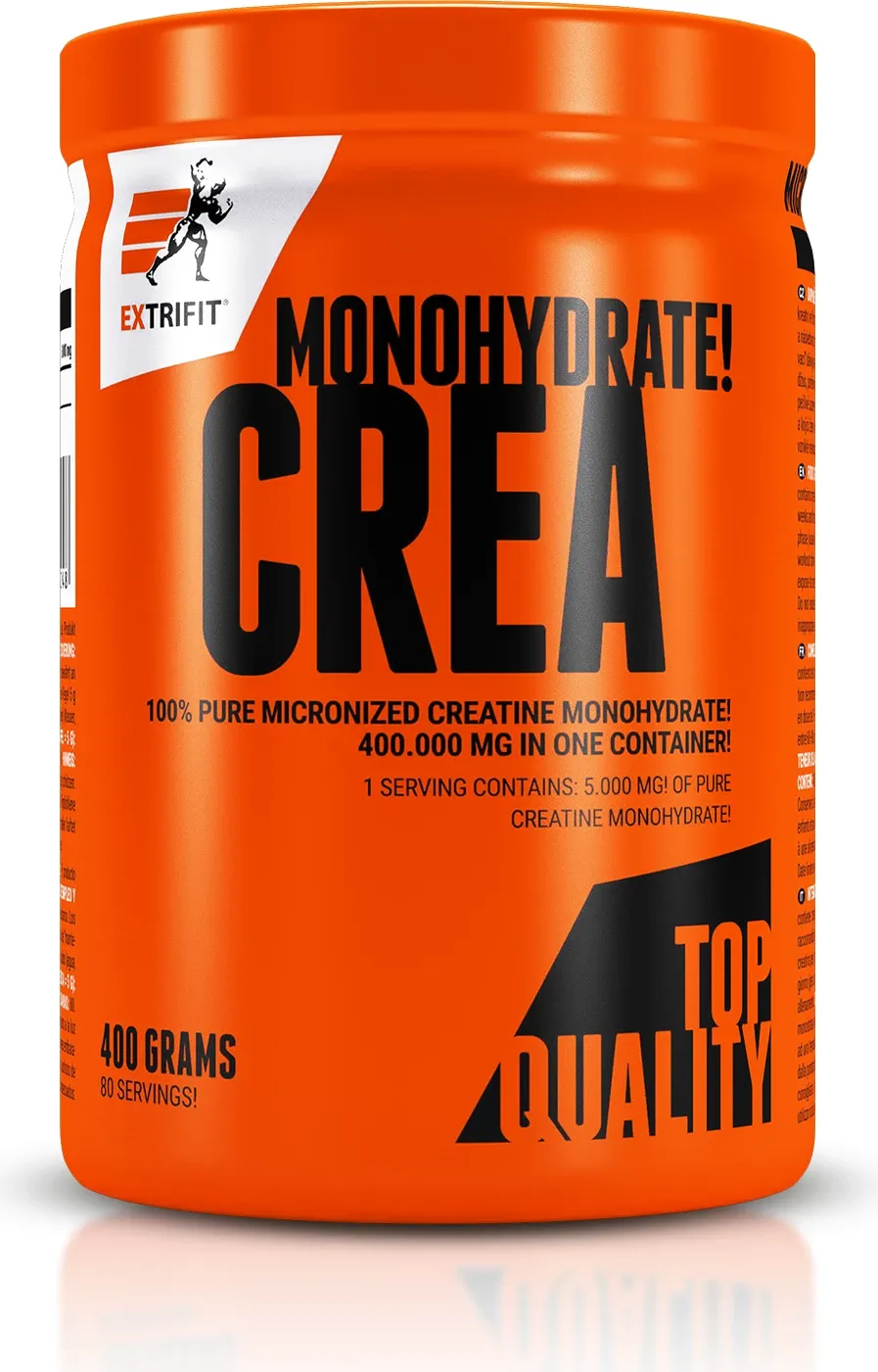 Kreatinë Extrifit® Creatine Monohydrate, 400gr, 80 servime - 1