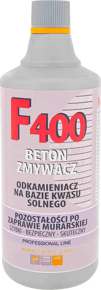 Pastrues betoni Brunali F400, heqës betoni, 1000ml, transparent