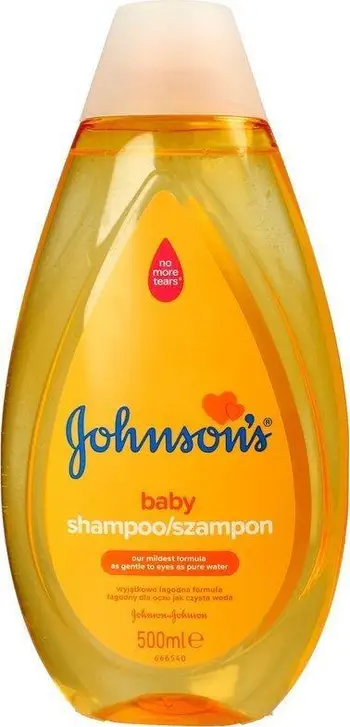 Shampo për fëmijë Johnsons Baby Gold, formulë e butë, 500ml