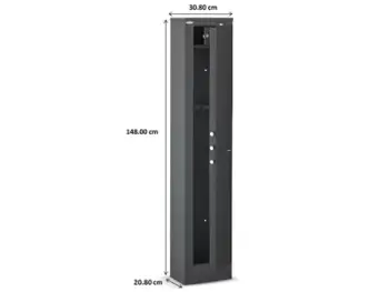Kasafortë për 5 armë Technosafe LAS/5K,
