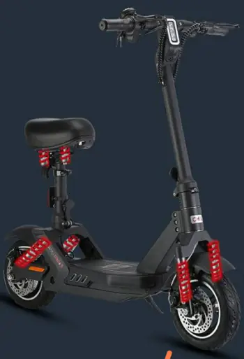 Skuter elektrik Niao A9, e zezë/kuqe