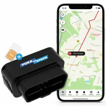 GPS tracker YUKAtrack YTOBD2GPS, Universal, SIM e vetme, Ngjyrë e zezë