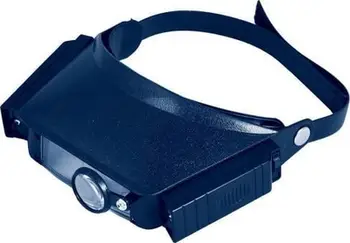 Lupë koke Discovery Crafts DHD 10, 4 zmadhime, me dritë LED, e zezë