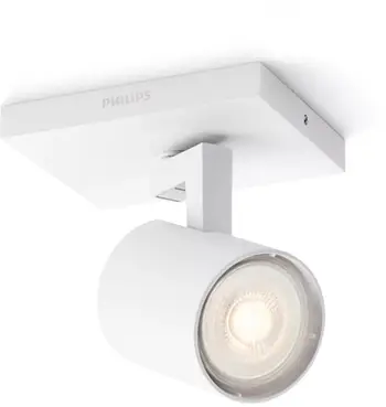 Spot tavanor Philips MyLiving 5309031P0, LED GU10 3.5W, i bardhë