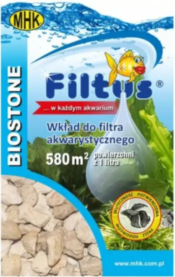 Patronë filtri akuariumi MHK për Biostone, biologjik 100% natyral, porozitet i lartë