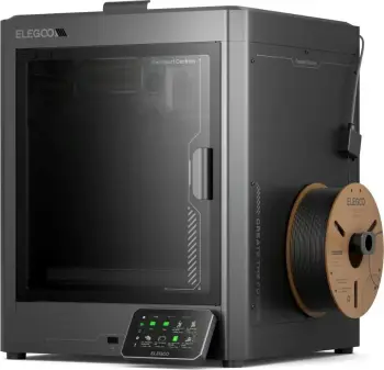 Printer 3D Elegoo Centauri Carbon, FDM CoreXY, kasetë e mbyllur, i zi