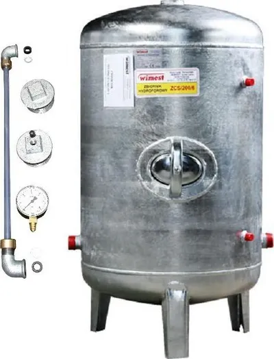 Depozitë hidrofori Wimest 200 dm³, 200L, e galvanizuar - 4