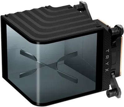 Bllok uji për CPU TRYX PANORAMA AMOLED, ekran AMOLED, për Intel dhe AMD, i zi - 2