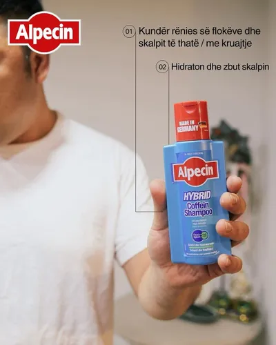 Alpecin Hybrid Caffeine Shampoo, 250ml - 5