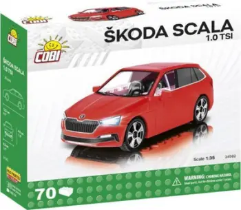 Makinë lodër Cobi Klocki Skoda Scala 1.0 TSI (24582), e kuqe
