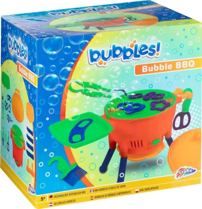 Lodër flluska Grafix Bubble BBQ, makinë flluskash, formë grilli, shumëngjyrëshe - 4