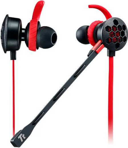 Dëgjuese Ttec Isurus Pro, të kuqe/ të zeza - 1
