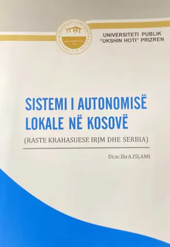 Sistemi I Autonomise Lokale Ne Kosove - Ilir Islami