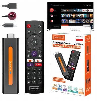 Android TV Box Zenwire, Android 14, 2GB RAM 16GB, WiFi, i zi - 1