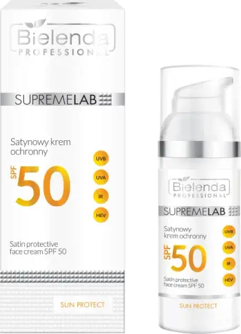 Krem fytyre Bielenda Professional SupremeLAB Satin Protective Cream, SPF50, 50ml