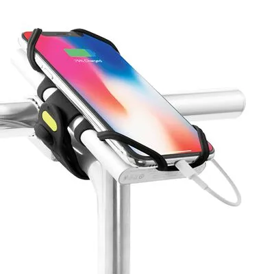 Mbajtëse celulari për biçikletë Bone Collection 2in1, e zezë - 3