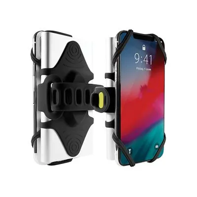 Mbajtëse celulari për biçikletë Bone Collection 2in1, e zezë - 5