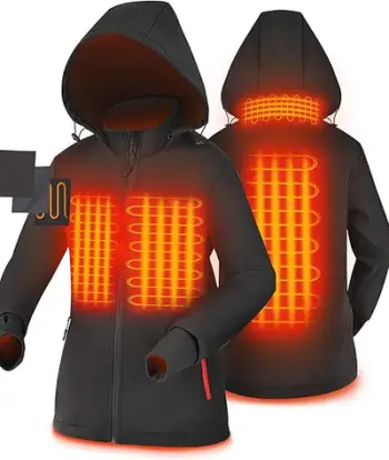 Xhaketë elektrike me ngrohje iHEAT, S, e zezë